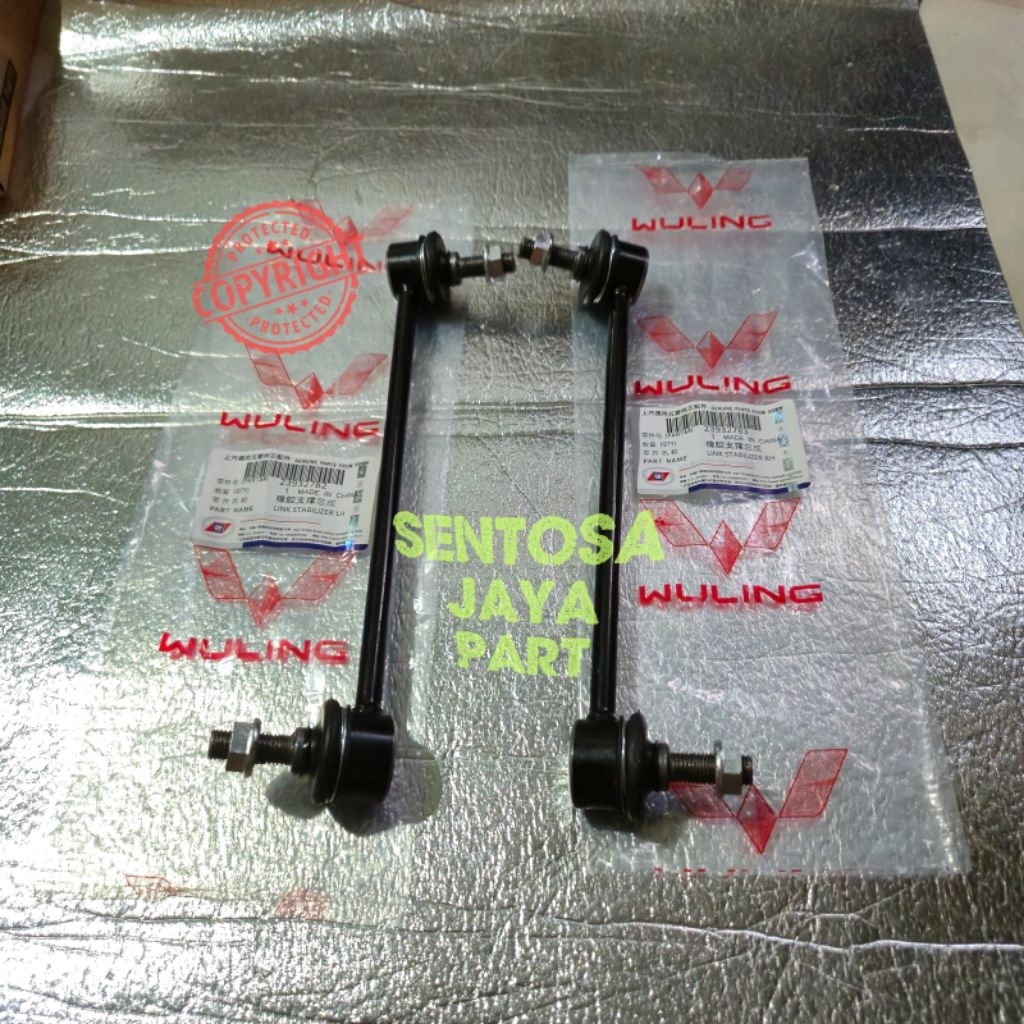 LINK STABILIZER WULING CONFERO ASLI KIRI KANAN 1SET