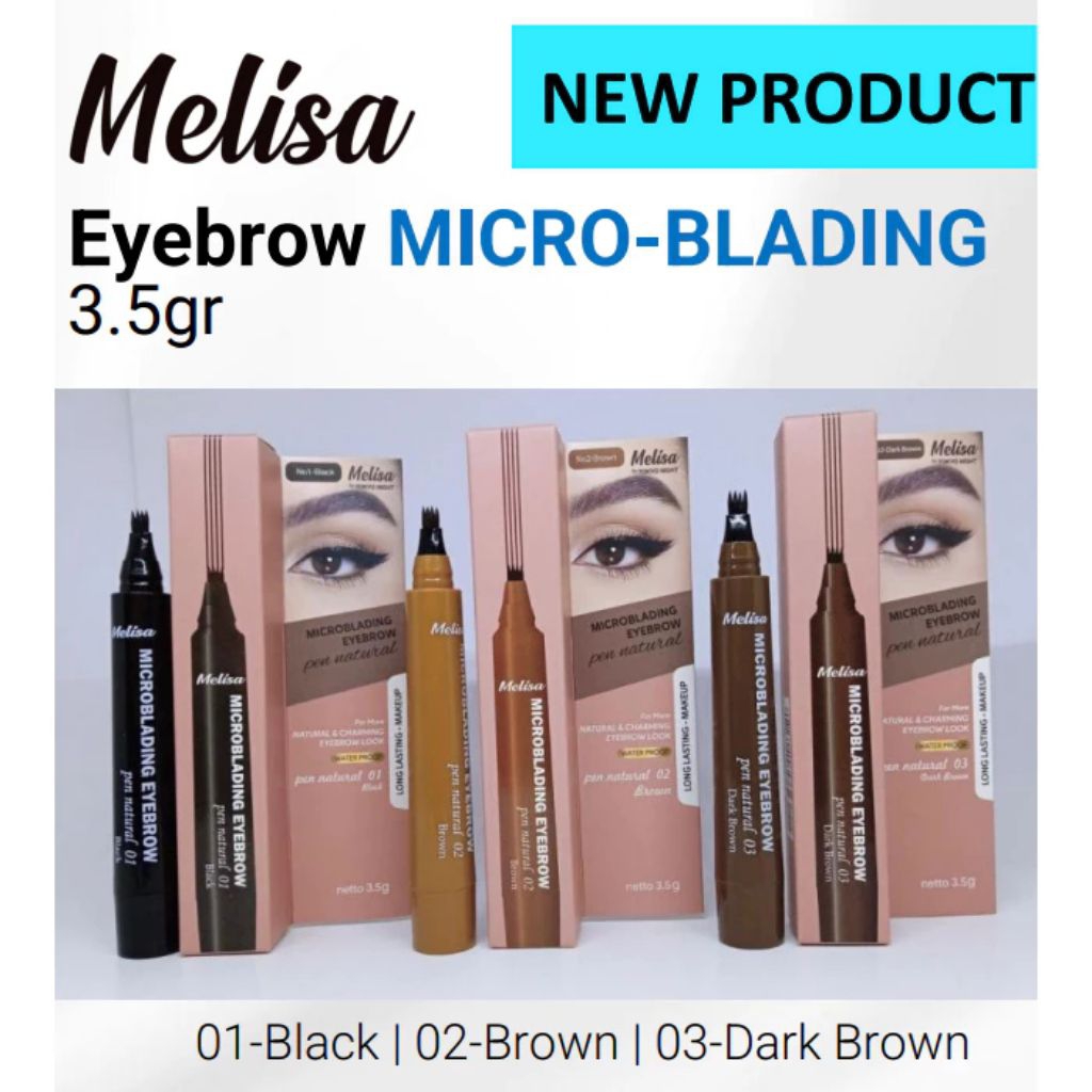 Melisa Microblading eyebrow pen natural 3,5gr