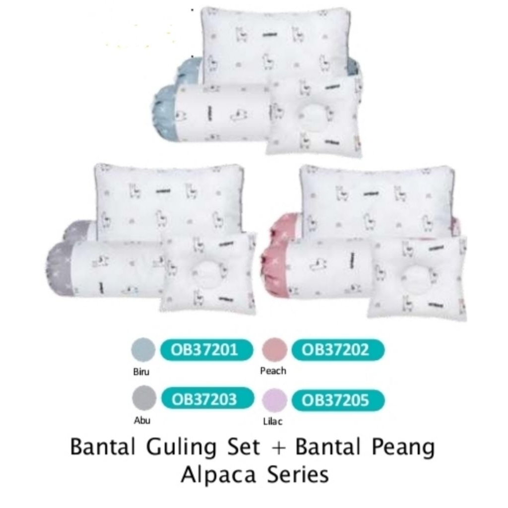 Omiland Bantal Guling Set Peang(instan)