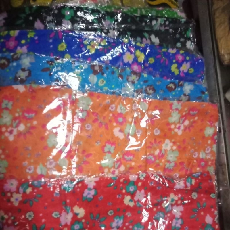 pashmina motif bunga katun
