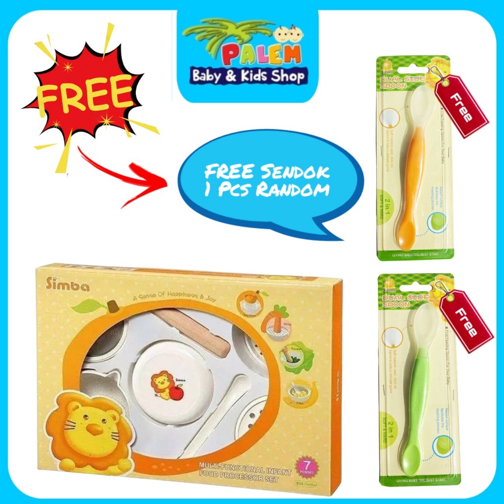 Simba Multi-Functional Infant Food Processor Set FREE Sendok 1 Pcs