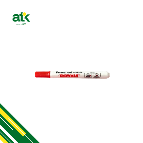 Spidol Permanent Snowman Red