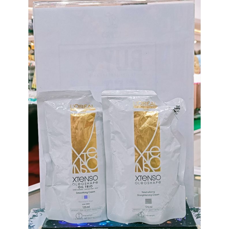 LOREAL XTENSO SET PELURUS RAMBUT ( Step 1 + Step 2 )125ML