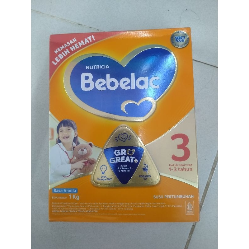 Bebelac 3 vanila 1000g
