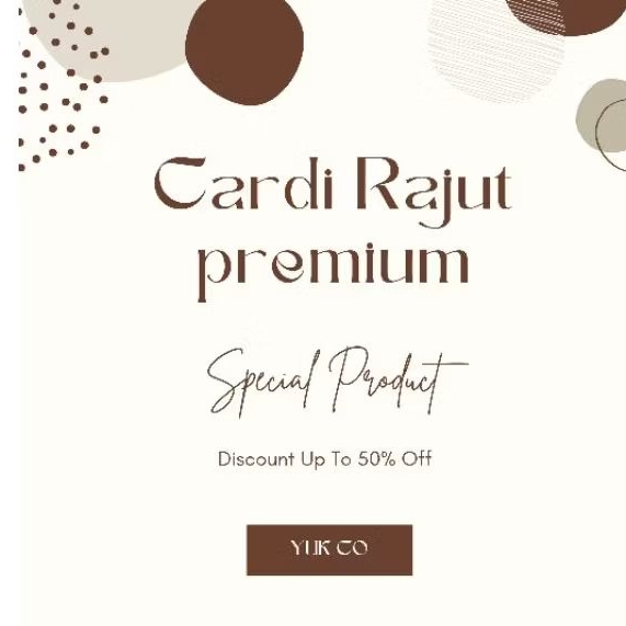 Kode Cardi Rajut Premium