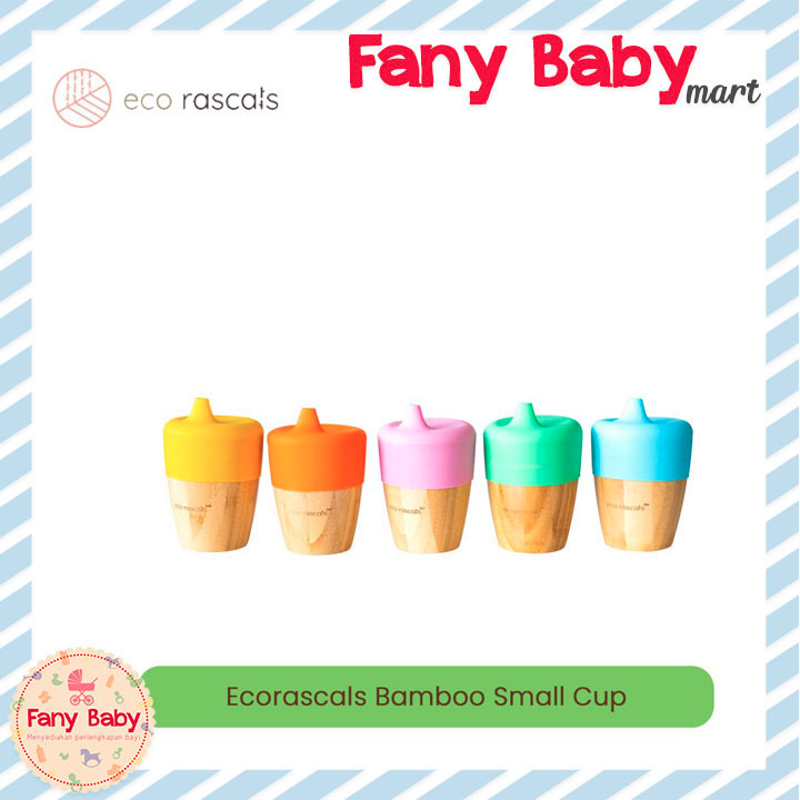 ECORASCALS BAMBOO SMALL CUP WITH SIPPY FEEDER