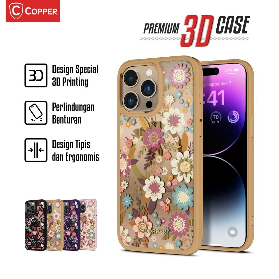 Iphone 16 Pro Max - Copper Case 3D Printing (Wireless Charging)