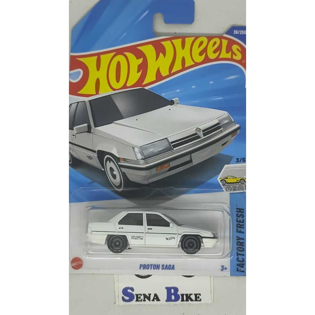 Hotwheels - Proton SAGA - Putih