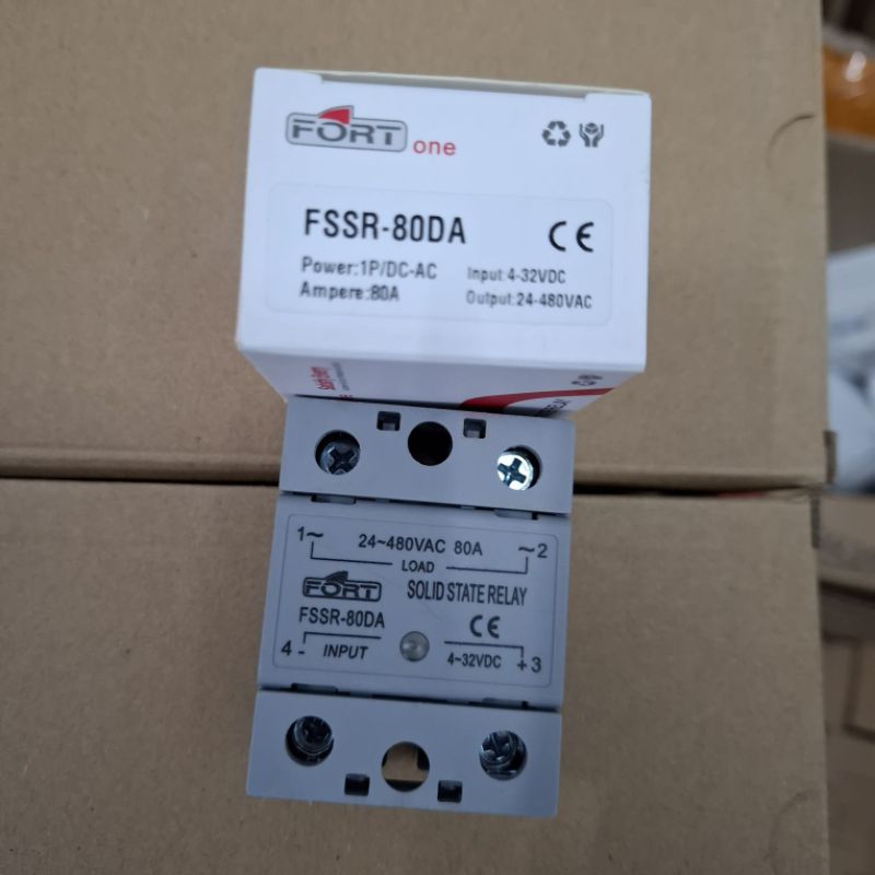 FORT Solid State Relay DC-AC FSSR-80DA 80 A 1PHASE