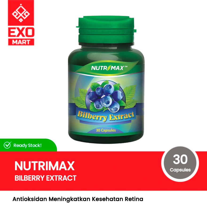 Nutrimax - Bilberry Extract 30 Capsules