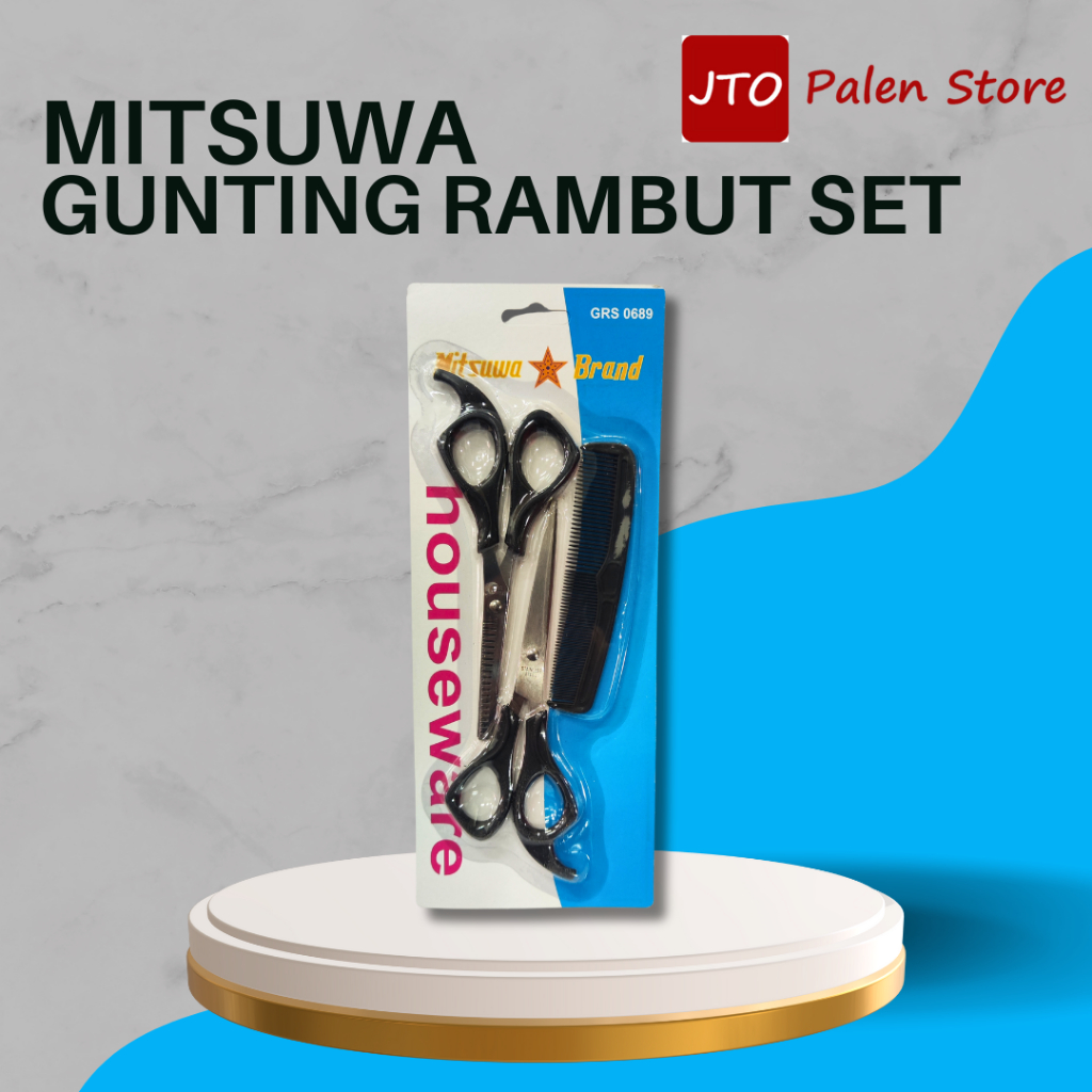 MITSUWA Gunting Rambut Set