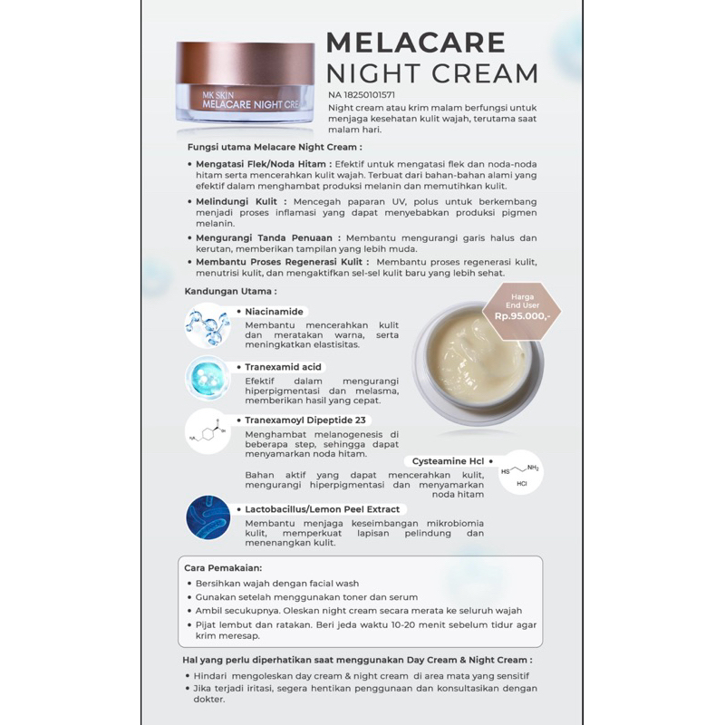 Melacare Night Cream