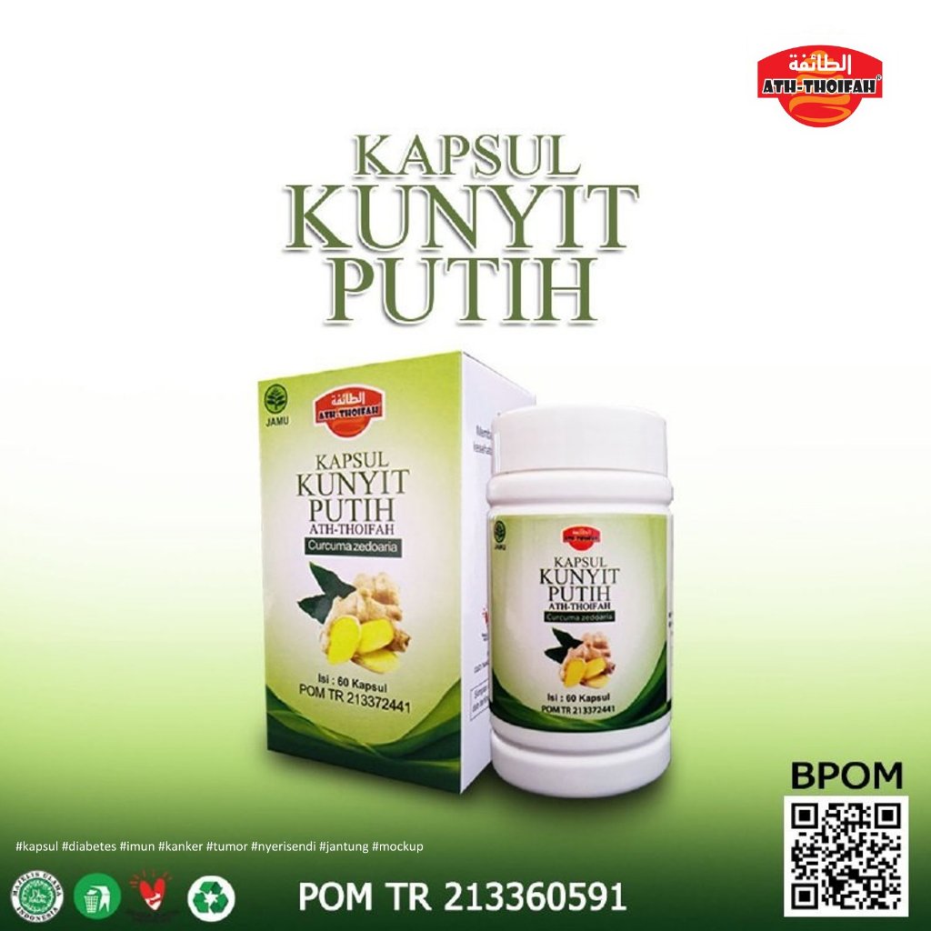 Kapsul Kunyit Putih Ath Thoifah 60 Kapsul