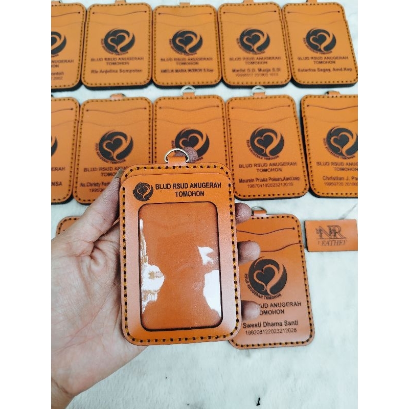 ID CARD KULIT CUSTOM RSUD