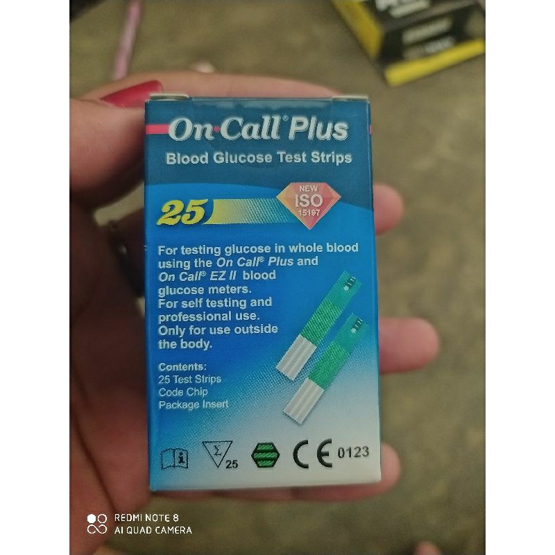 Strip gula On Call Plus isi 25pcs