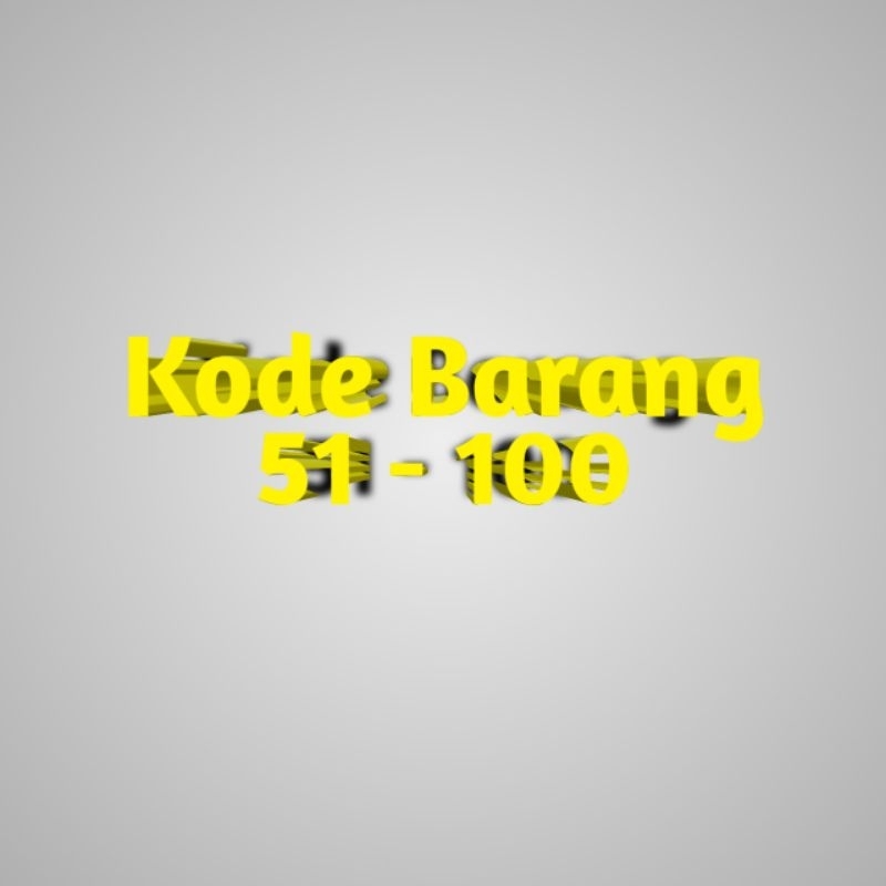 Baselayer Terbaik Kode 51 - 100