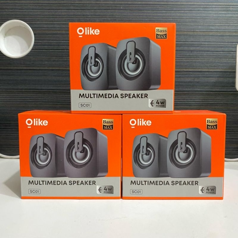 OLIKE SC01 MULTIMEDIA SPEAKER Speaker Laptop/Speaker Komputer 4W