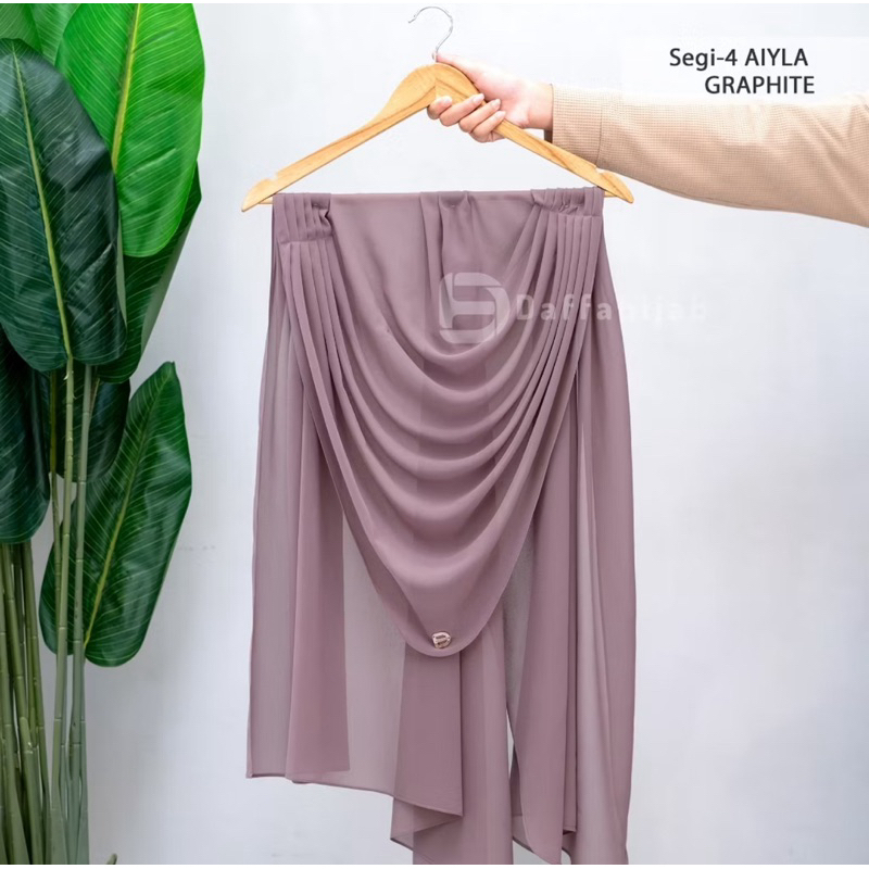jilbab warna violet