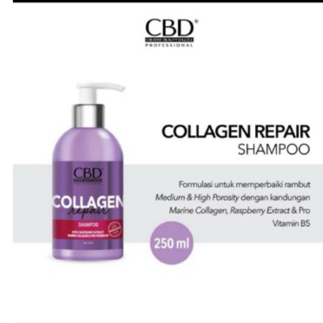 CBD collagen shampoo