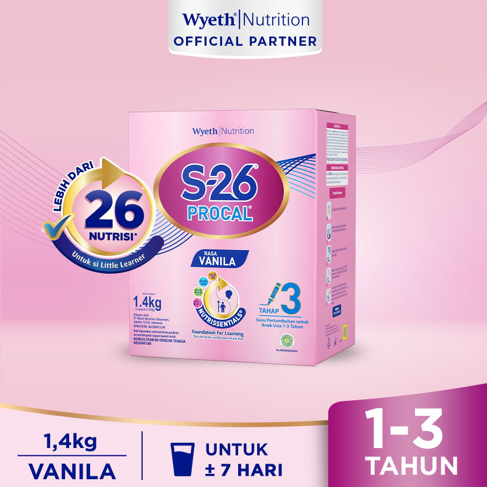 S26 PROCAL BOX VANILA 1400GR
