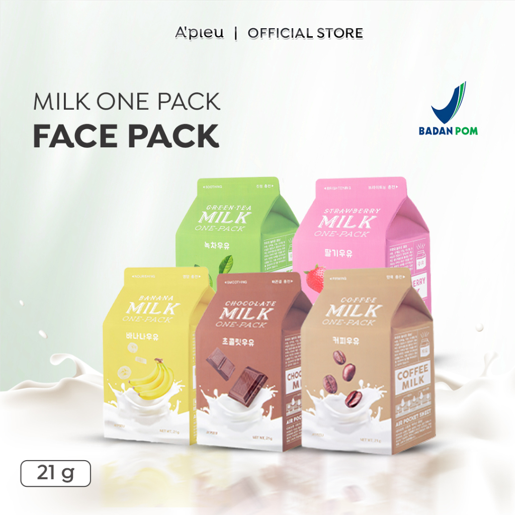 A’pieu Milk One-Pack Sheet Mask| 21gr