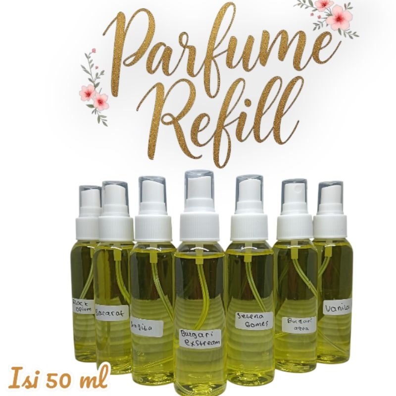 Parfume Refill botol spray 50ml (botol spray plastik)(2)