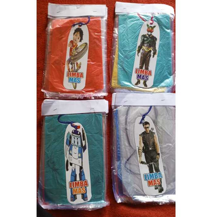 Mainan Parasut Jumbo 1 Pack isi 10 Pcs