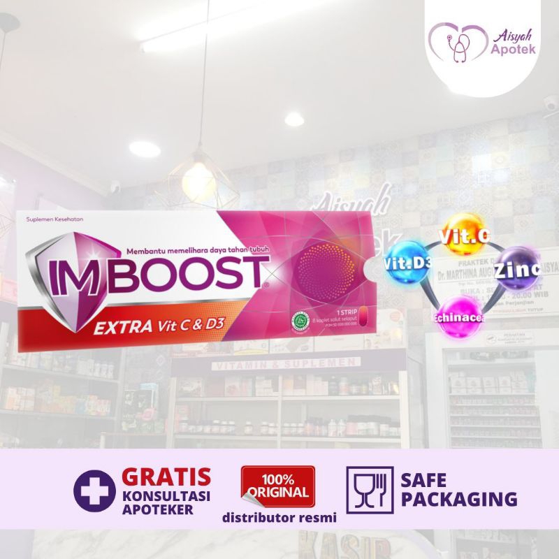imboost extra vit c dan d3 per strip