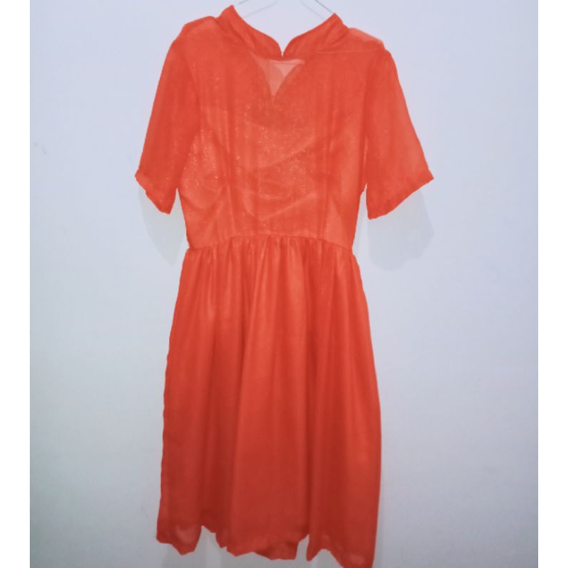 Preloved Orange Dress