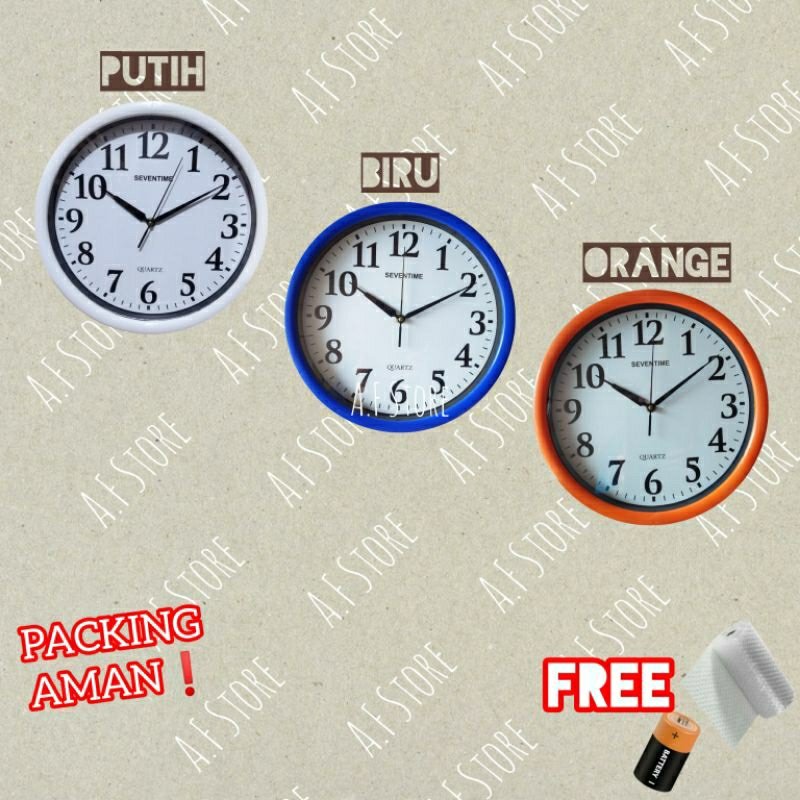 Jam Dinding Seventime 7Time | 799 | Diameter 32cm