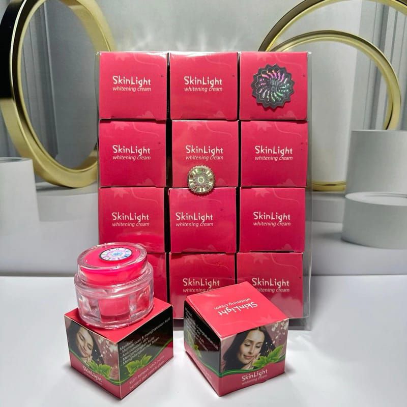 12pcs Cream Skinlight Holo Silver