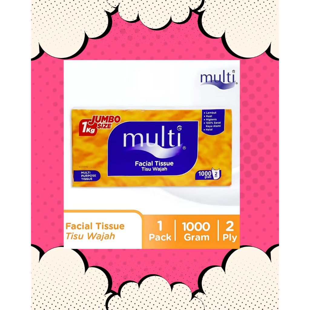 MULTI FACIAL TISSUE 1000GR