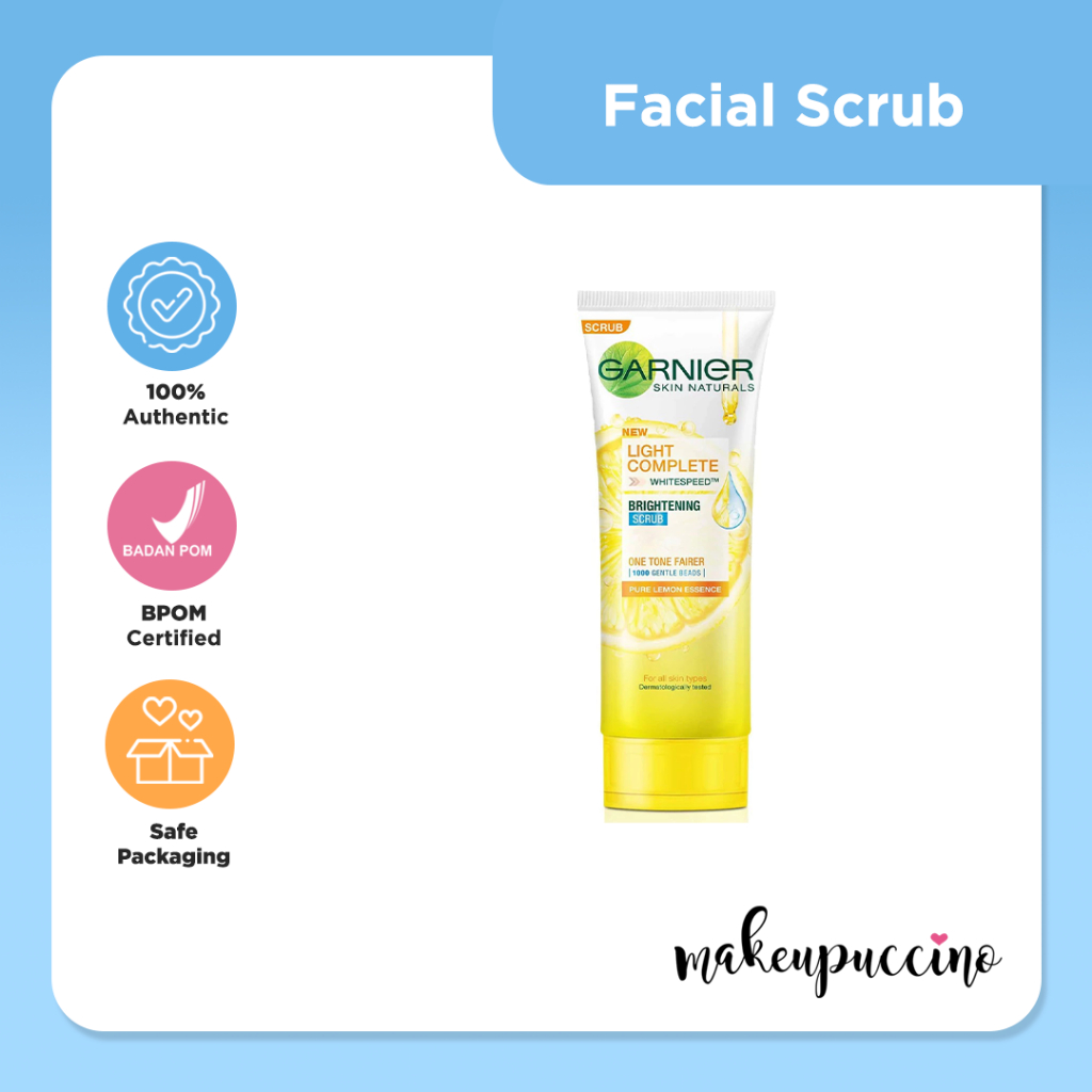 Garnier Light Complete Scrub Wash 100ml