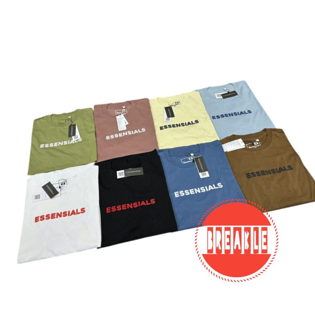Kaos Simple Pria Essensials ORIGINAL 100%