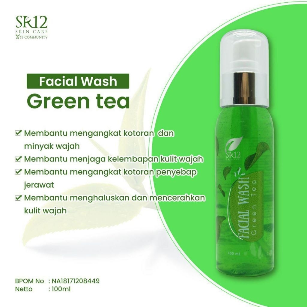 Facial Wash Greentea SR12