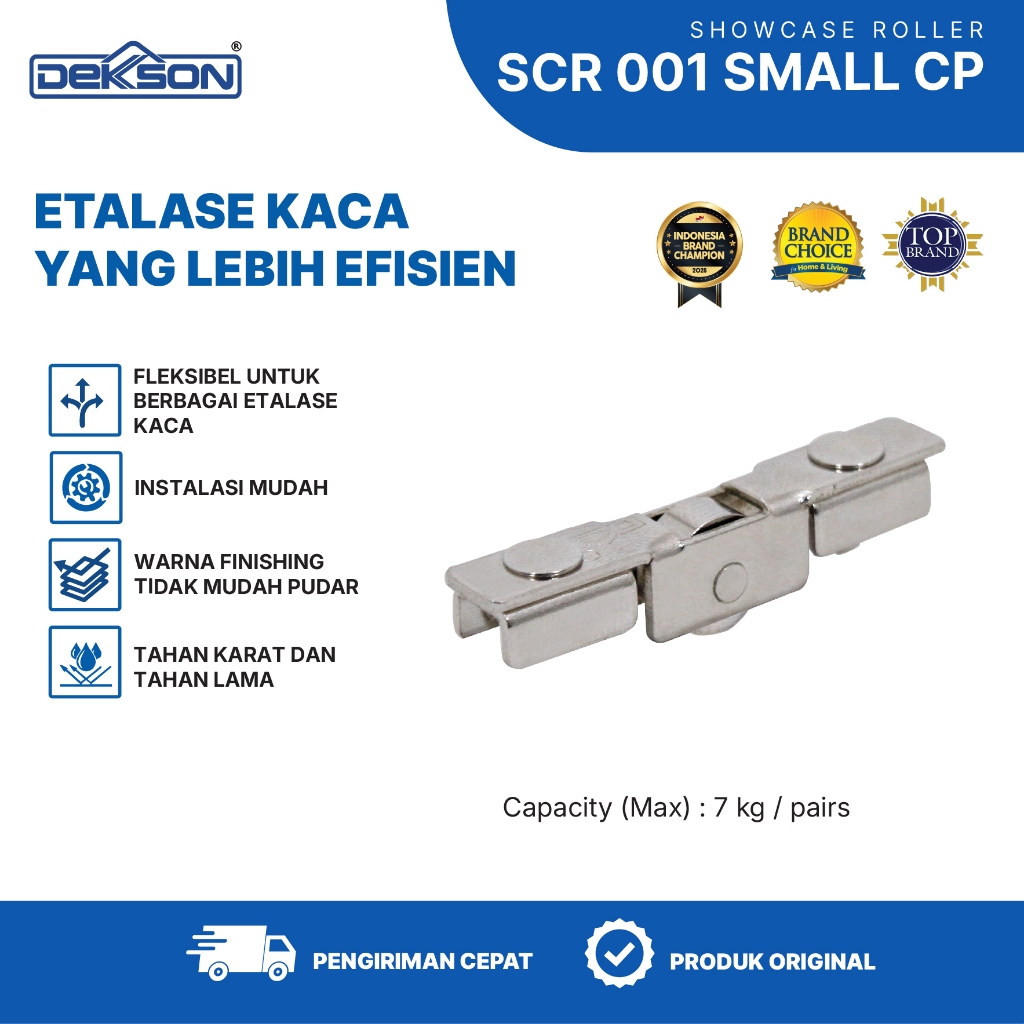 DEKKSON Showcase Roller Roda Showcase Kaca SCR001