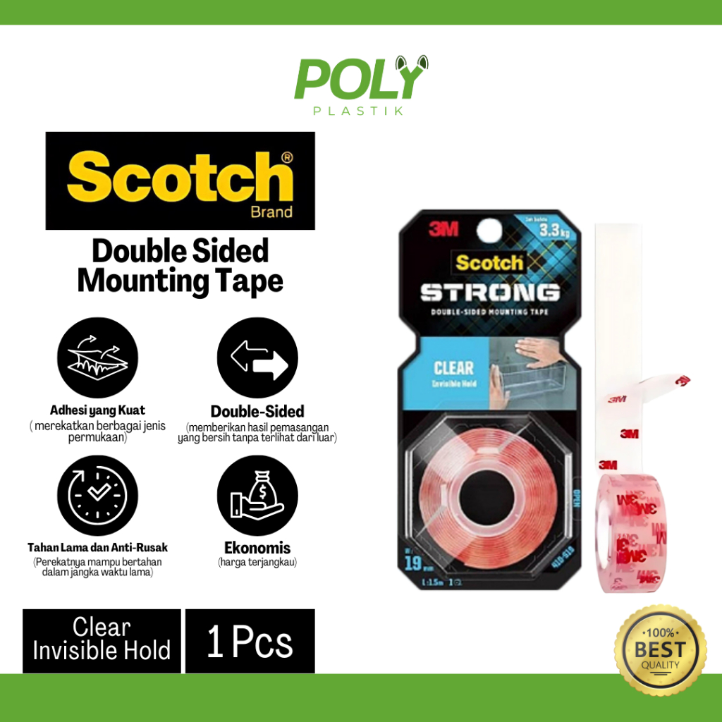 Scotch Double Sided Mounting Tape 3M