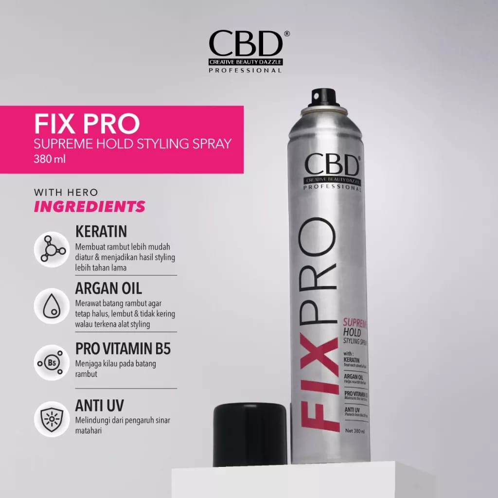 cbd fix pro supreme hold styling spray 380ml