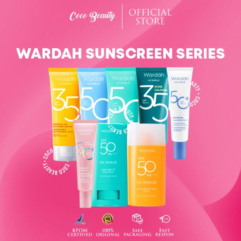 wardah sunscreen series