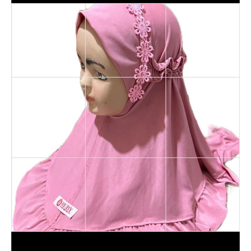 hijab Jersey bunga terbaru