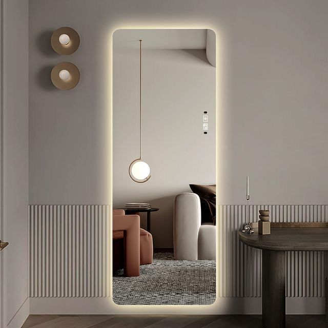 Cermin Lampu Aesthetic