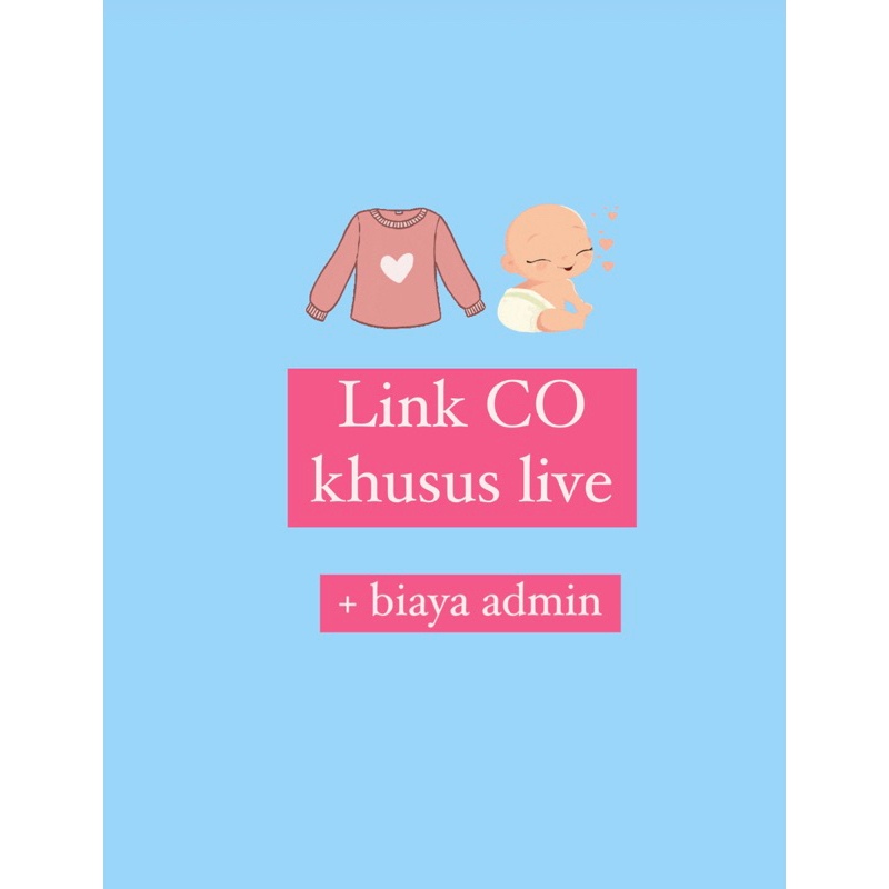 baju baby || link CO live + admin