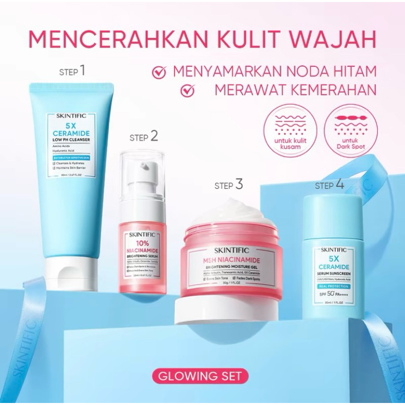 Skintific Glowing set