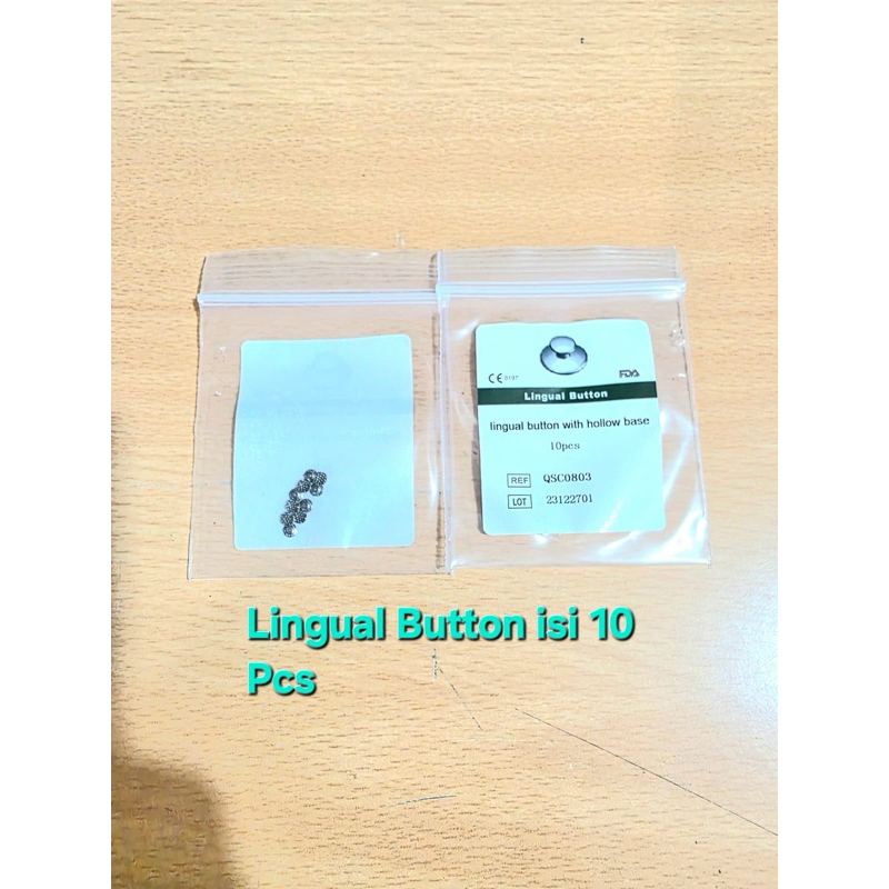 Lingual Buttom isi 10 pcs
