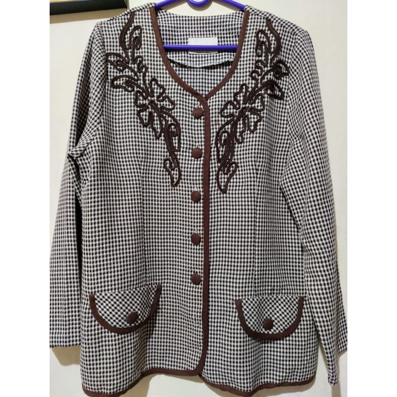 Preloved Blazer Kotak-Kotak