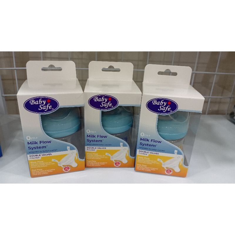 BABYSAFE BOTTLE BLUE 150ml