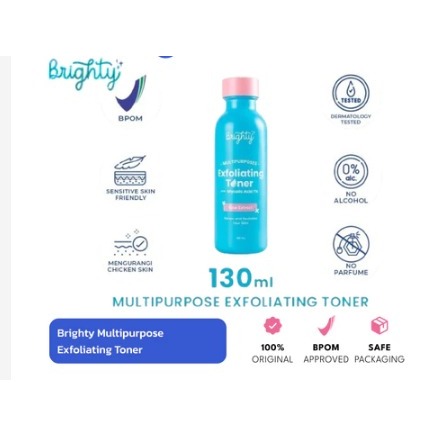 Brighty Exfoliating Toner Multipurpose 130ml