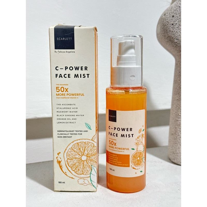 PL scarlett c power face mist