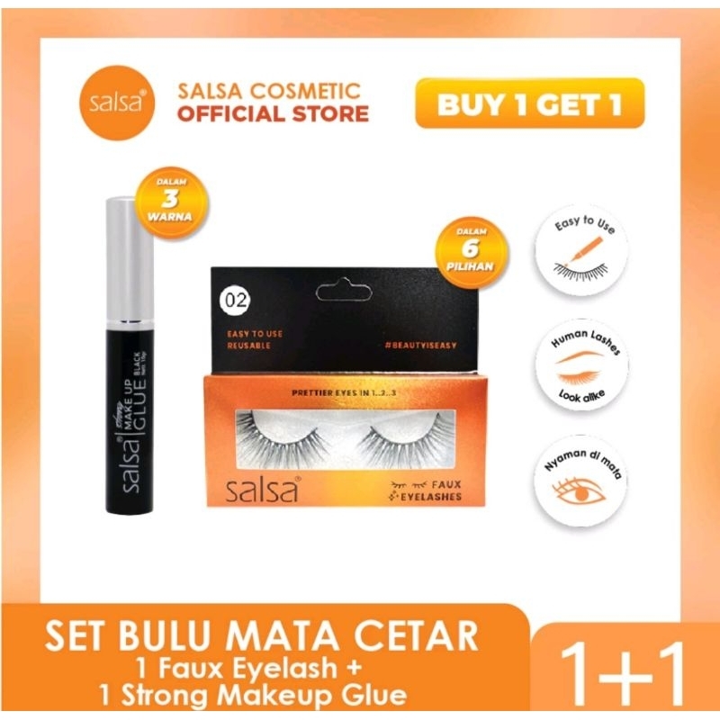 salsa eyelash set free glue