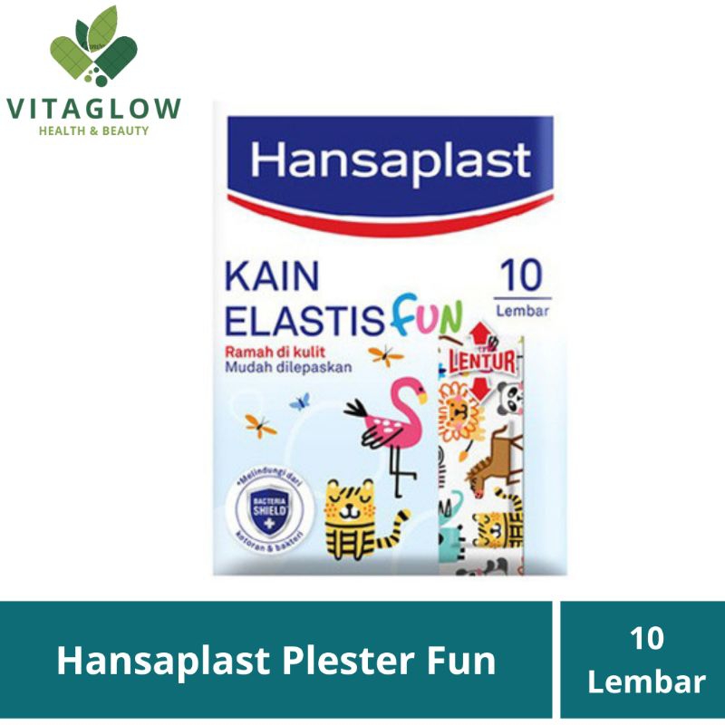 Hansaplast Fun Plester Kain 10 lembar